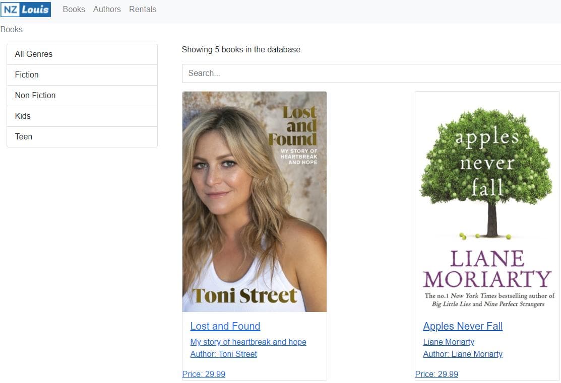 Online Books System